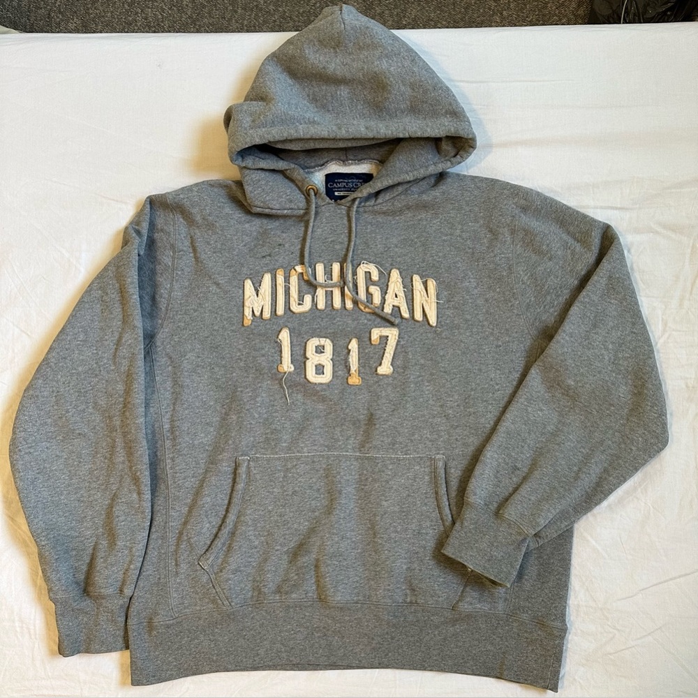 Heavy Michigan Campus Crew Hoodie